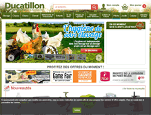 Tablet Screenshot of ducatillon.com